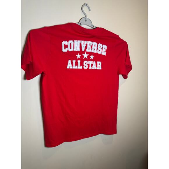 Converse All Star Red Graphic Tee – Size L – NWT - Picture 1 of 4